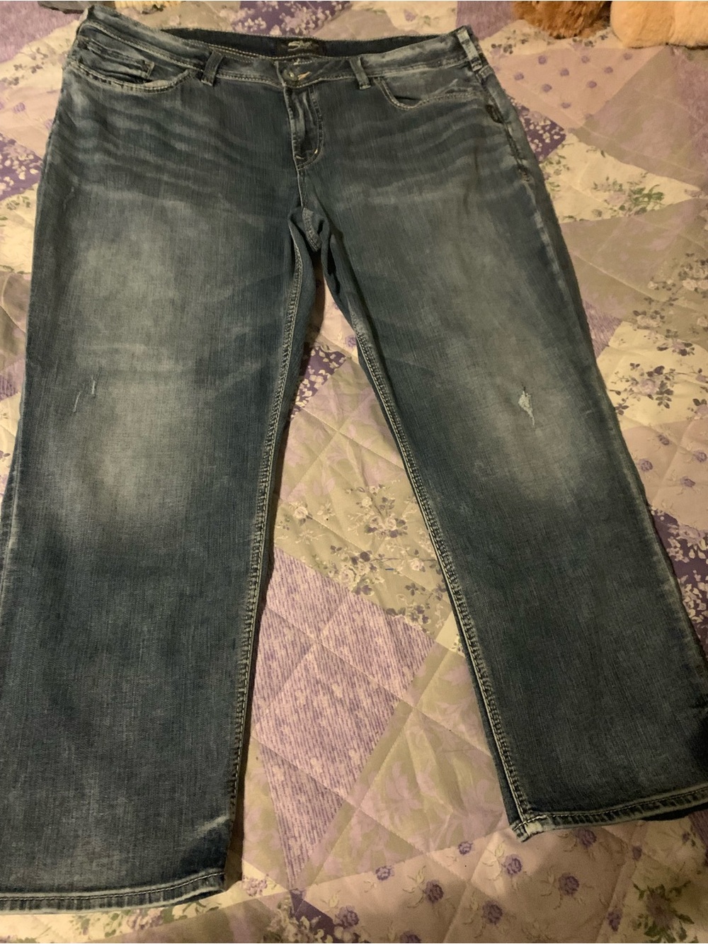 Silver Jeans Co. Avery Skinny Crop Jeans (Size 18/L25)